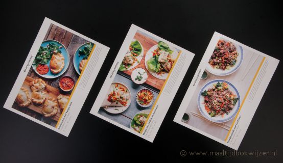 De receptkaarten van Marley Spoon