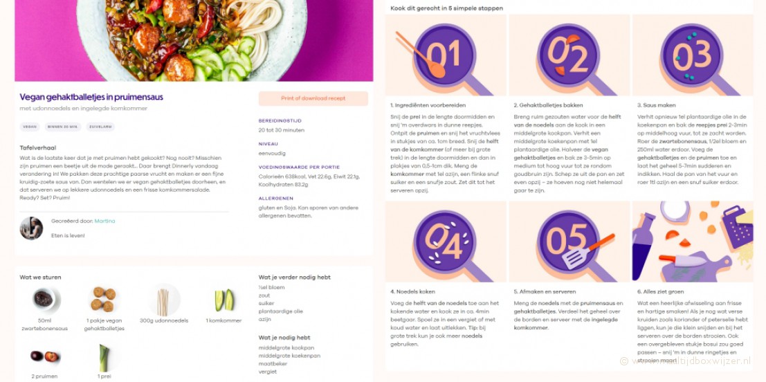 Een recept van Dinnerly